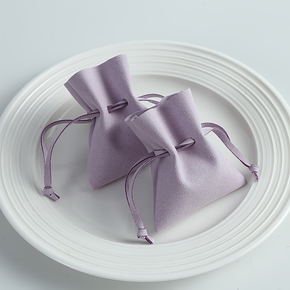 Custom Microfiber Faux Leather Accessory Pouch Flap Bag